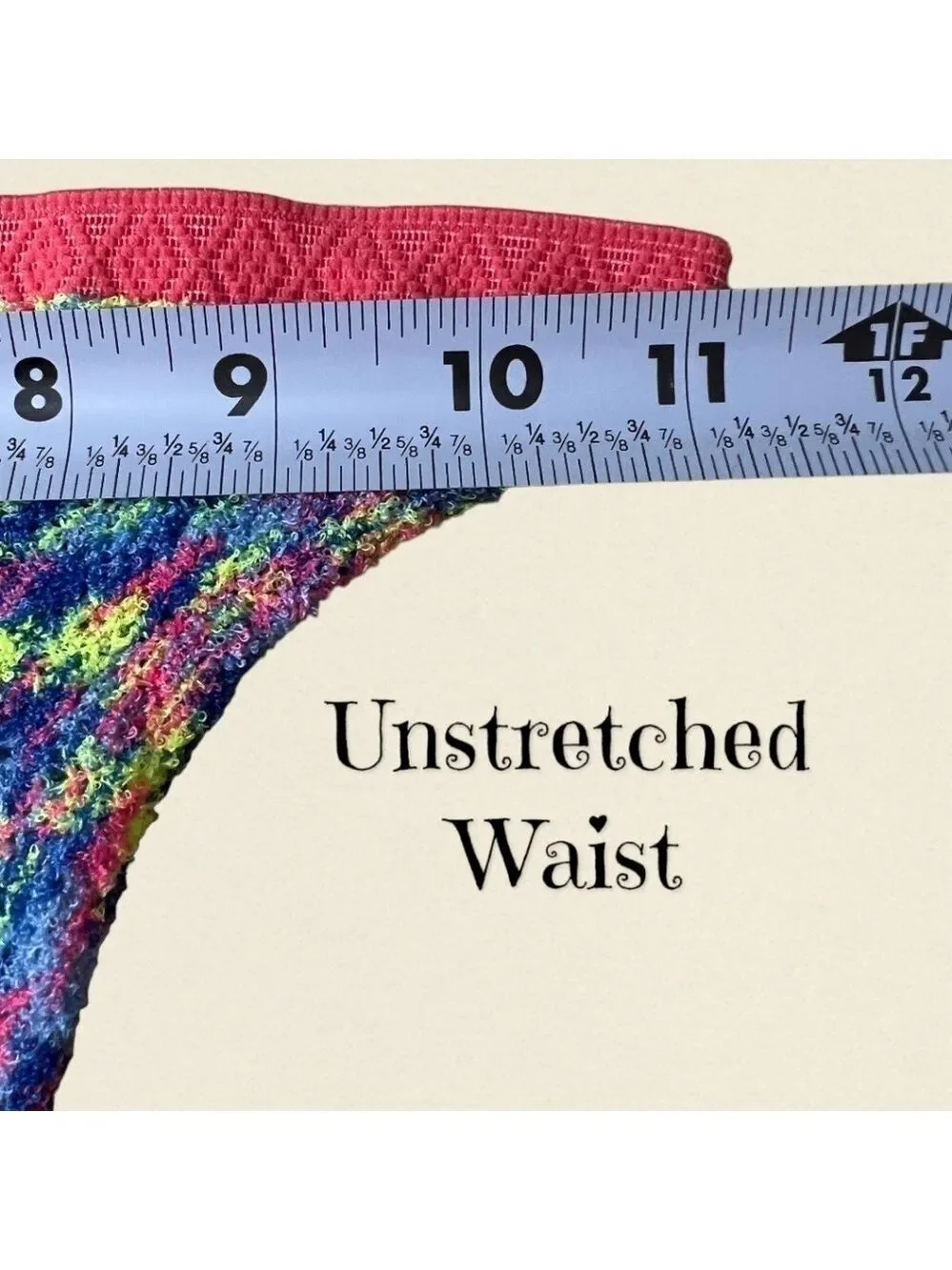 NWT Multicolor Neon Mesh Fishnet-Style Tights Pantyhose Hosiery Stockings-S/M